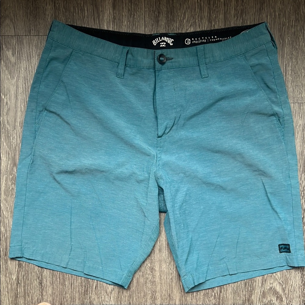 Billabong Blue Flat Front Shorts